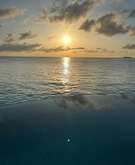 サンライズ 海,ビーチ,朝日の写真素材