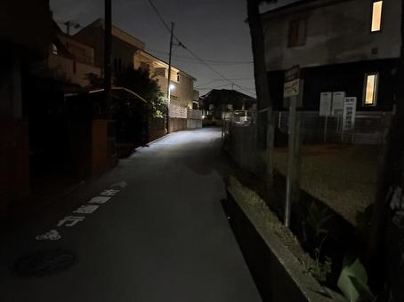 Photo, night, dark, walk, 