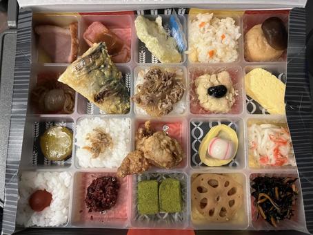 Photo, box lunch, rice, bento, 