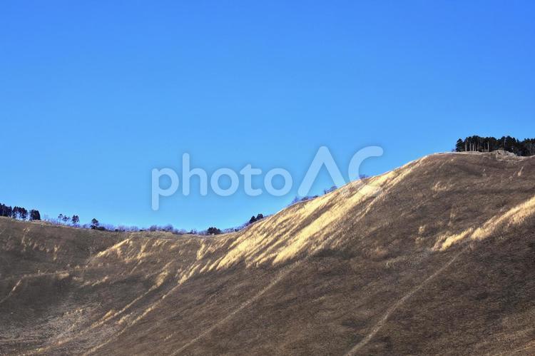 季節外れの曽爾高原 曽爾,山,高原の写真素材