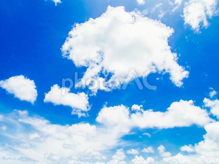 【空】青空のイメージ 空,青空,雲の写真素材