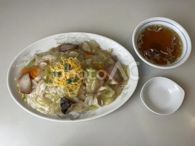 あんかけ焼きそば 焼きそば,あんかけ,上田の写真素材