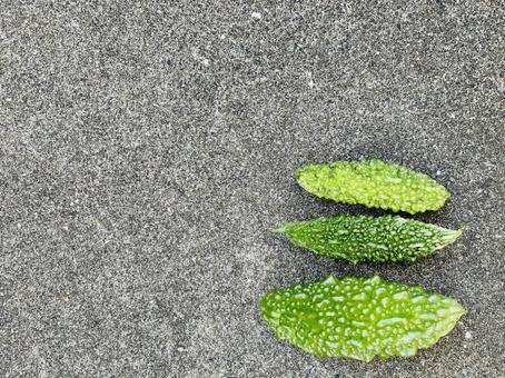 美しいゴーヤ コピースペース 美しいゴーヤ コピースペース ゴーヤ,野菜,春の写真素材