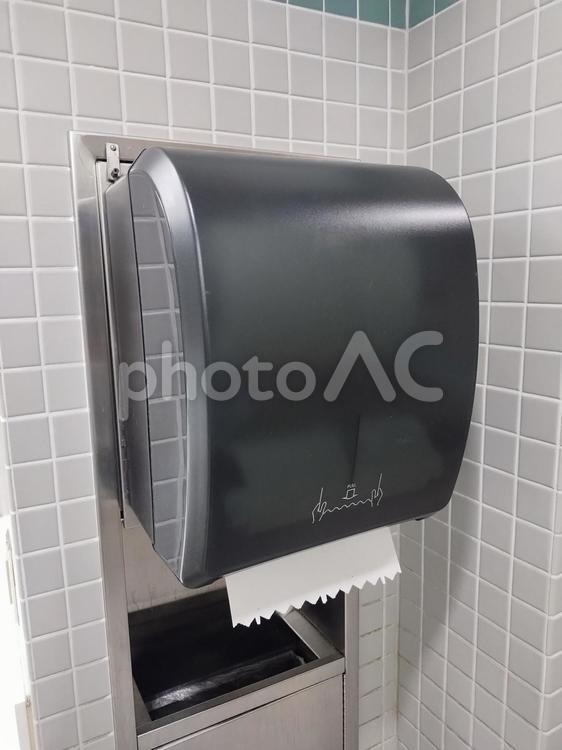 ペーパータオルホルダー ペーパータオル,ホルダー,トイレの写真素材