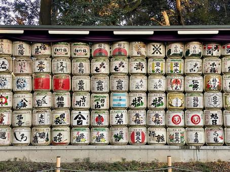 明治神宮 献上酒樽 明治神宮 献上酒樽 明治神宮,献上酒樽,酒樽の写真素材