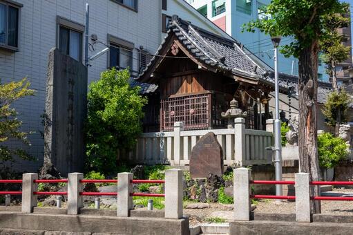 亀戸水神 亀戸水神,亀戸,江東区の写真素材