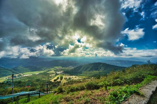 三瓶山の風景の写真