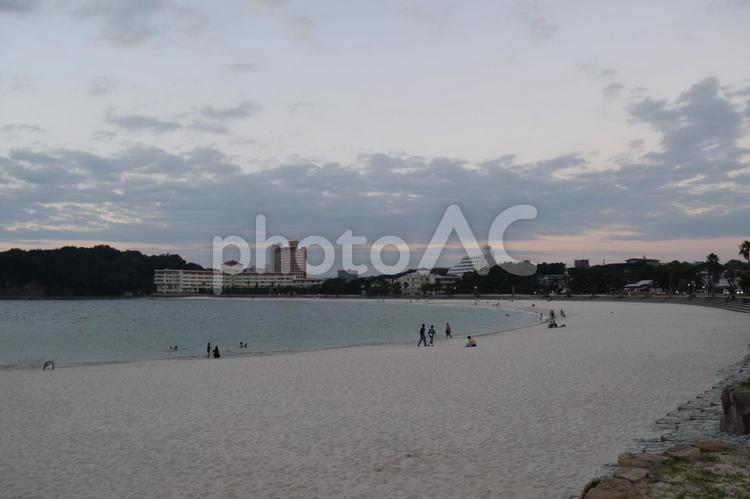 【和歌山】白浜の風景 白浜,砂浜,海の写真素材
