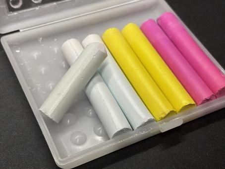 いくつかのチョーク チョーク,黒板,授業の写真素材