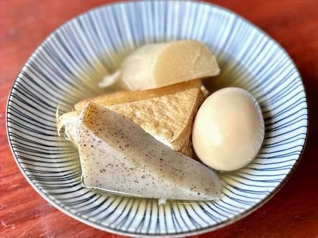 おでん5種盛り おでん5種盛り,おでん,たまごの写真素材