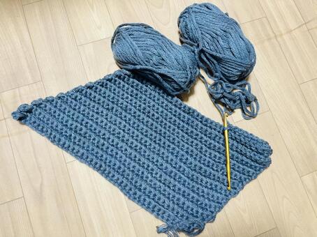 編み物 かぎ針編み,編み物,毛糸の写真素材