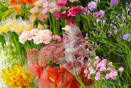 生花店(花屋)の店頭のイメージ 生花店(花屋)の店頭のイメージ 生花店,花屋,花の写真素材