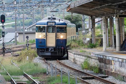 しなの鉄道 しなの鉄道 しなの鉄道,スカ色,高原鉄道の写真素材