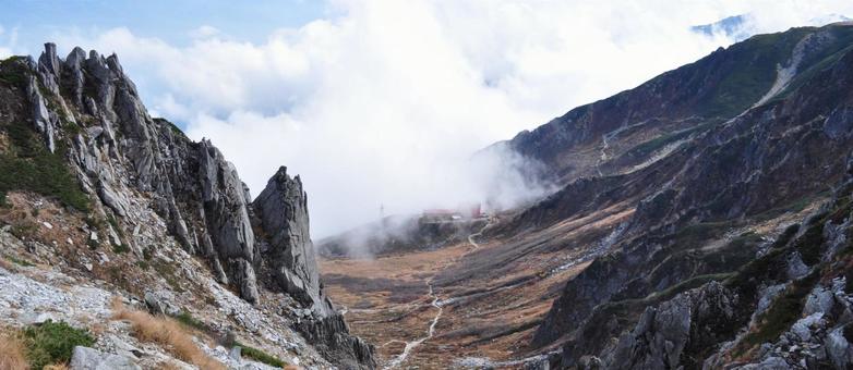 駒ヶ岳秋の風景 道のり 駒ヶ岳秋の風景 道のりの写真