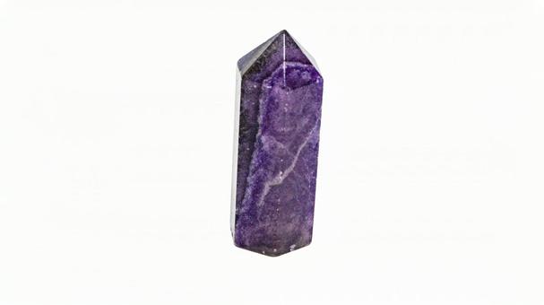 Amethyst point cut background transparent, JPG