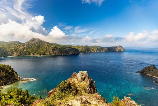 小笠原諸島・父島 長崎展望台から望む絶景 小笠原諸島・父島 長崎展望台から望む絶景 の写真