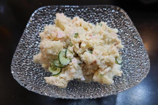 我が家のポテトサラダ ポテト,ジャガイモ,サラダの写真素材