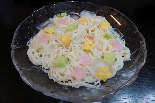 七夕そうめん 七夕そうめん 素麺,七夕,そうめんの写真素材