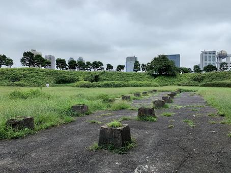 品川台場2 品川台場,台場公園,幕末の写真素材