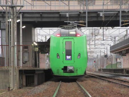 JR北海道　特急ライラック ライラック,jr,北海道の写真素材