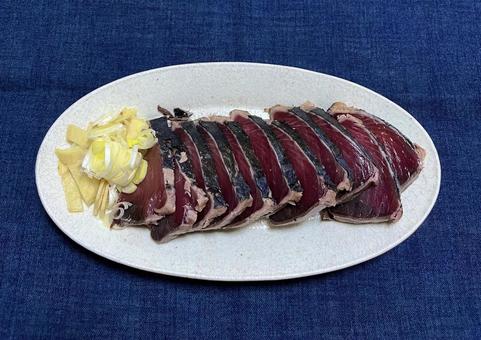 カツオのたたき2 カツオ,鰹,カツオのたたきの写真素材