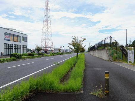 つくばエクスプレス 研究学園駅付近 つくばエクスプレス 研究学園駅付近 つくばエクスプレス,研究学園駅,ローサイド店舗の写真素材