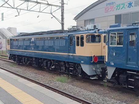 尾久最後のEF65形 尾久最後のEF65形 鉄道,jr,jr東日本の写真素材