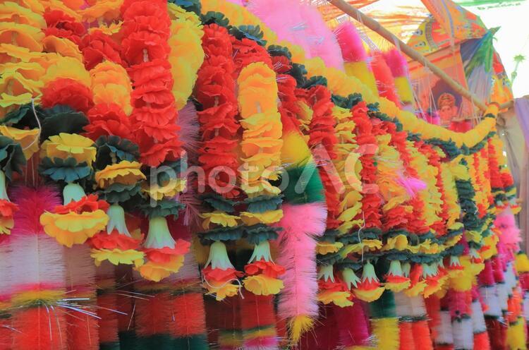 インド　ヒンズー教のディワリ祭のお供え物 ディワリ,ディーワーリー,祭の写真素材