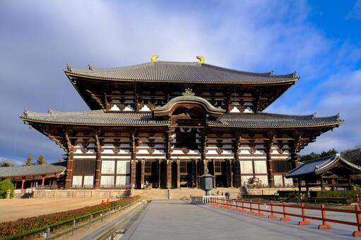 東大寺 大仏殿 東大寺,奈良県,奈良市の写真素材