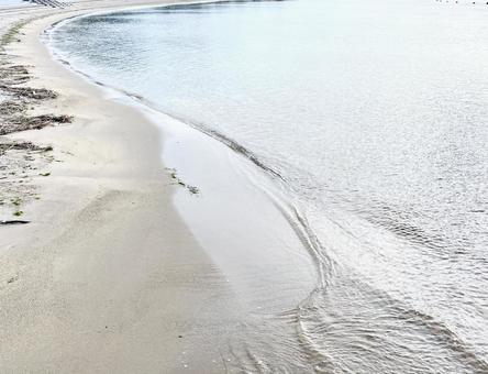 砂浜と海 砂浜と海の写真