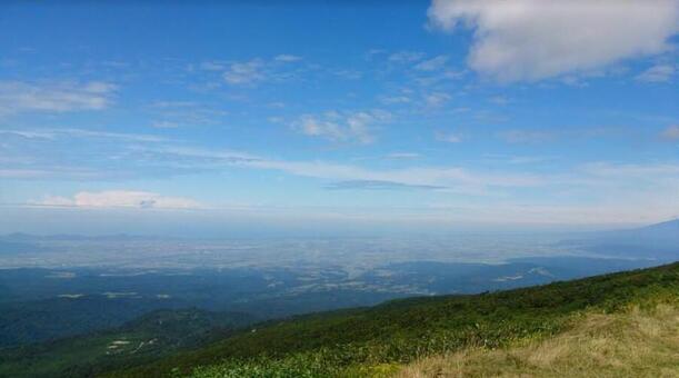 山から見た景色 山から見た景色の写真