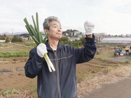 兼業農家のシニア男性 シニア,シニア男性,50代の写真素材