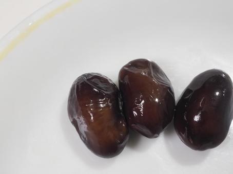 黒豆 黒豆 和食,食材,黒豆の写真素材