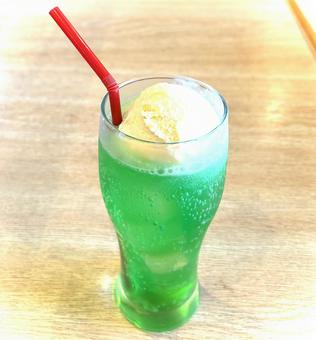 クリームソーダ クリームソーダ,ソーダ,ジュースの写真素材