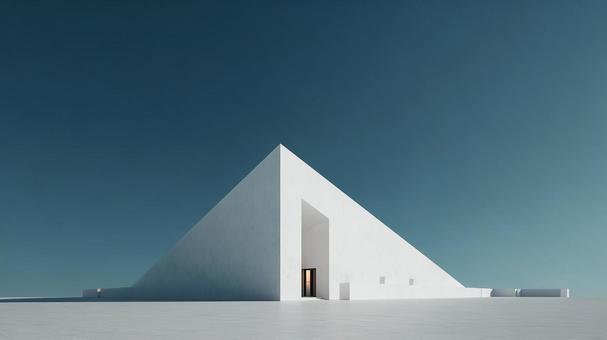 ミニマルでモダンな建築物 ミニマルでモダンな建築物の写真