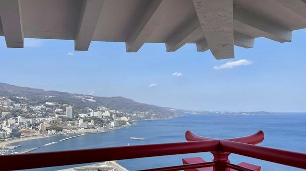 熱海城からの景色 熱海城からの景色 リゾート,別荘,熱海城の写真素材