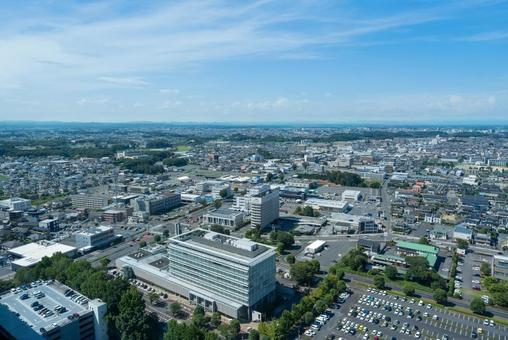 茨城県水戸市2025.8月撮影(北西側) 茨城県水戸市2025.8月撮影(北西側) 茨城県,水戸市,都市の写真素材