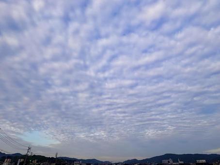 【空の写真】秋空 【空の写真】秋空 秋空,空,雲の写真素材