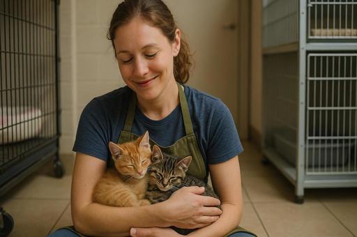 猫と女性の癒しの時間 猫と女性の癒しの時間の写真