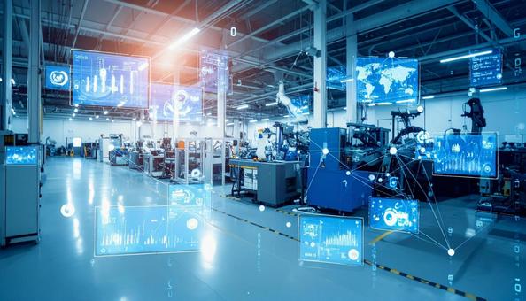 ネットワークとAIが支える生産現場の写真