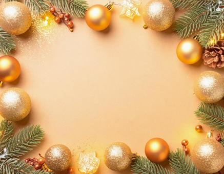 オーナメントボールの背景８の写真