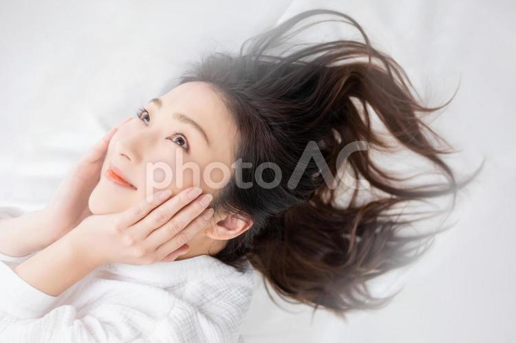 美容のイメージ 女性,美容,髪の毛の写真素材