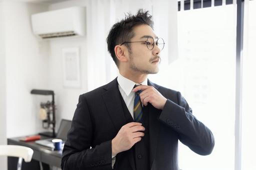 ネクタイ ビジネスマン ネクタイ ビジネスマン ビジネスマン,男性,人物の写真素材