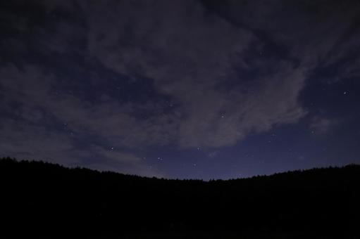 Lake Nakamaki with vibrant stars, JPG Lake Nakamaki with vibrant stars, JPG