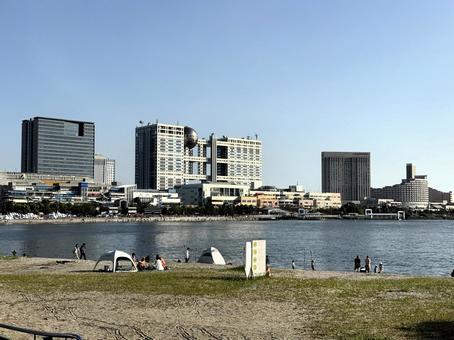 2025年春 昼間の東京お台場の風景 2025年春 昼間の東京お台場の風景 都心,さわやか,りんかい線の写真素材