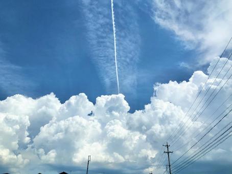 Photo, sky, blue, blue sky, 