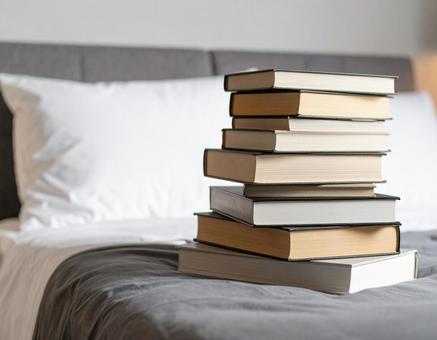 寝る前の読書のイメージ 寝る前の読書のイメージの写真
