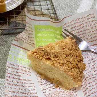 手作りのクランブルケーキ ケーキ,クランブルケーキ,スイーツの写真素材