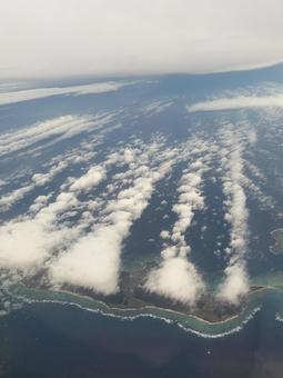 空からの景色 空からの景色の写真