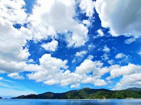 フワフワ雲の風景 フワフワ雲の風景の写真